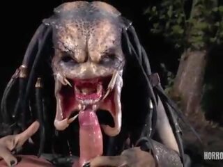 Horrorporn predator fasz lesből