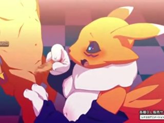Renamon dhe kyubimon hentai animacion
